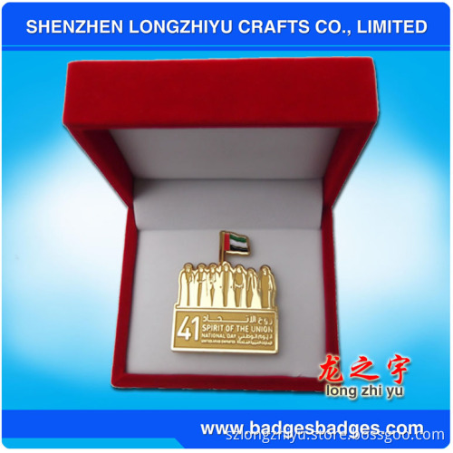 UAE National Day Gold Pin Badge (LZY-00012798)